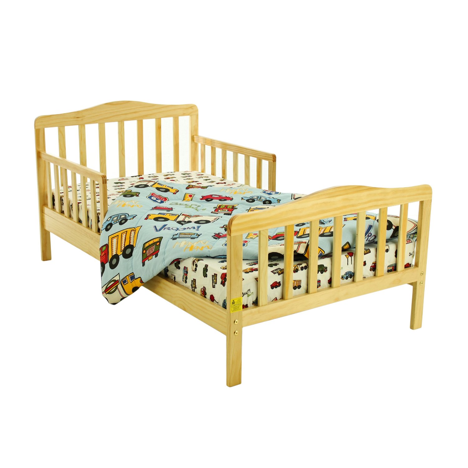 Toddler Bed with Linens